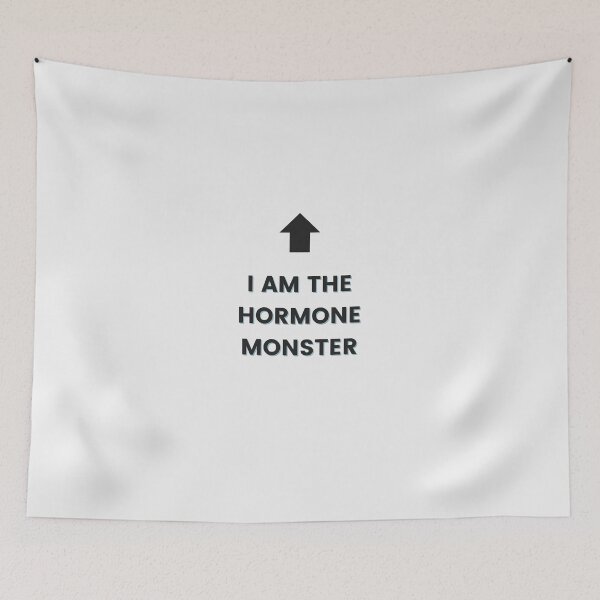 Item preview, I AM THE HORMONE MONSTER (black) designed and sold by ConjuredMoth.