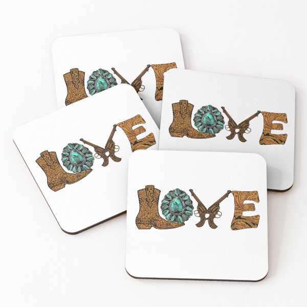 Item preview, Western Retro Vintage Love Design designed and sold by Thonja.