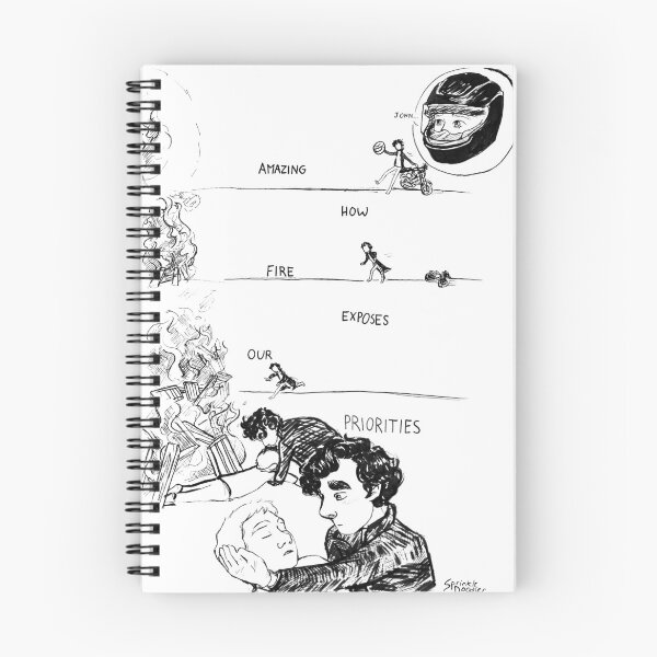 Item preview, Amazing How Fire Exposes Our Priorities - Johnlock design designed and sold by sprinkledoodler.