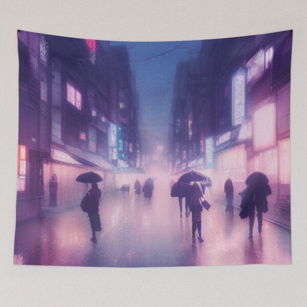 Item preview, A Light Rain in Osaka- Lofi Vibe designed and sold by DesignerKin.