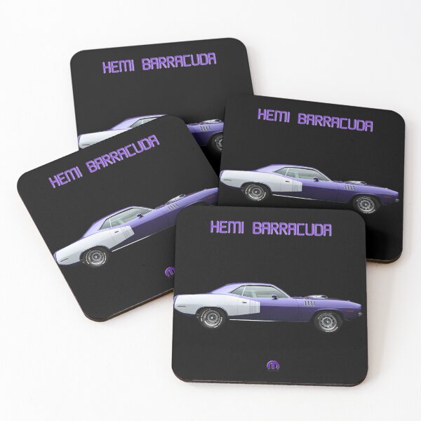 Item preview, Plum crazy purple Hemi Cuda 440 American Muscle car photographic vintage poster photograph / photography print designed and sold by Jéanpaul  Ferro.