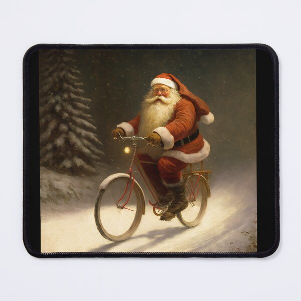 Item preview, Santa Claus Riding a Bike 03 designed and sold by CadenceArt.