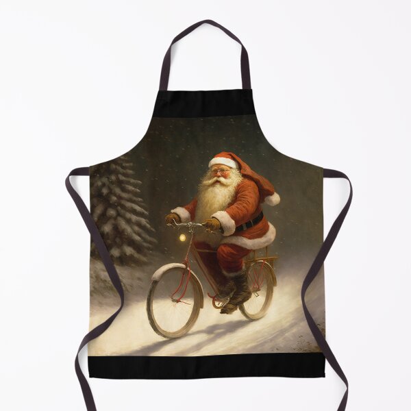Item preview, Santa Claus Riding a Bike 03 designed and sold by CadenceArt.