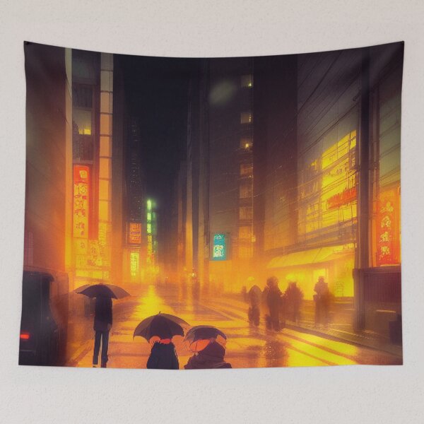Item preview, Light Rain in Sapporo - Lofi Vibe designed and sold by DesignerKin.