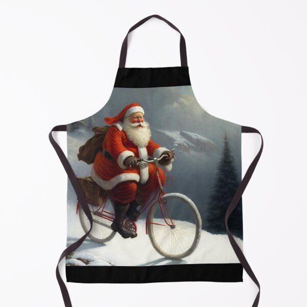 Item preview, Santa Claus Riding a Bike 04 designed and sold by CadenceArt.