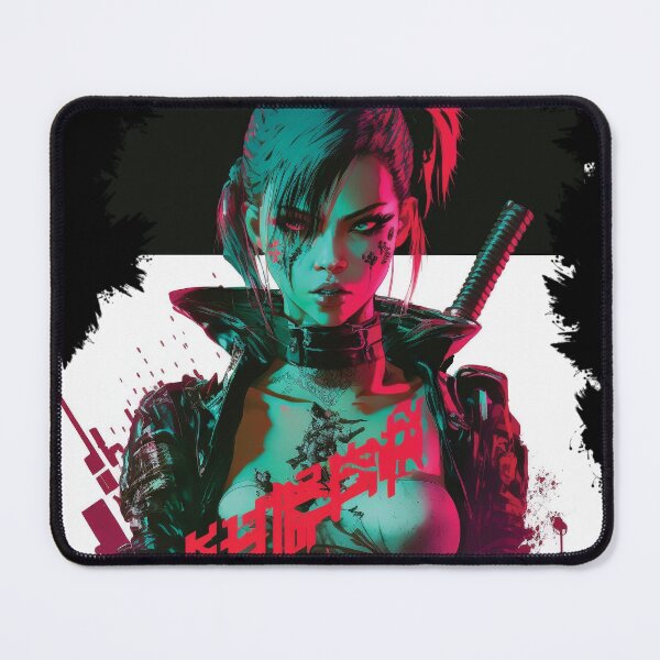 Item preview, Cyberpunk girl: Ash designed and sold by ai-miilk.