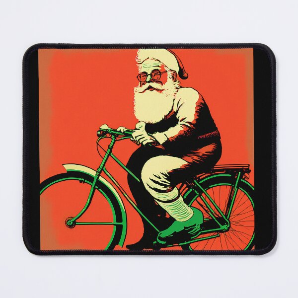 Item preview, Santa Claus Riding a Bike 05 designed and sold by CadenceArt.
