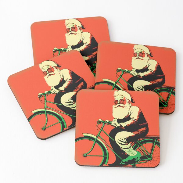 Item preview, Santa Claus Riding a Bike 05 designed and sold by CadenceArt.