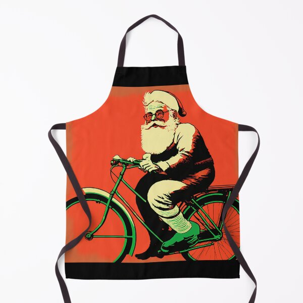 Item preview, Santa Claus Riding a Bike 05 designed and sold by CadenceArt.