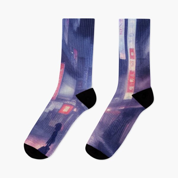 Item preview, Snowing in Nikko Japan - Lofi Vibe designed and sold by DesignerKin.