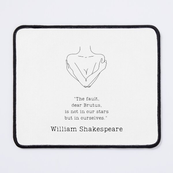 Item preview, "The fault in our stars" - William Shakespeare designed and sold by BookberryGarden.