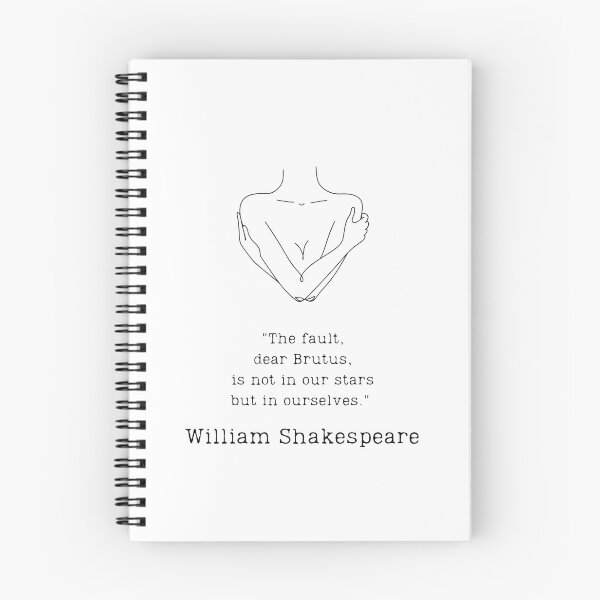 Item preview, "The fault in our stars" - William Shakespeare designed and sold by BookberryGarden.