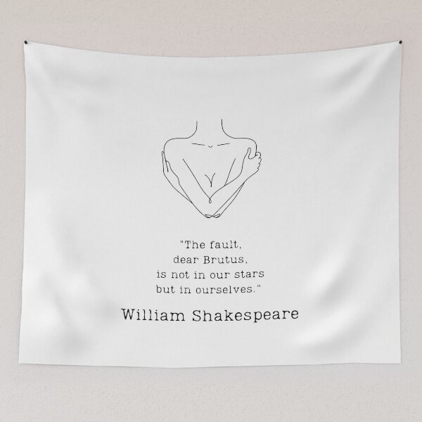 Item preview, "The fault in our stars" - William Shakespeare designed and sold by BookberryGarden.