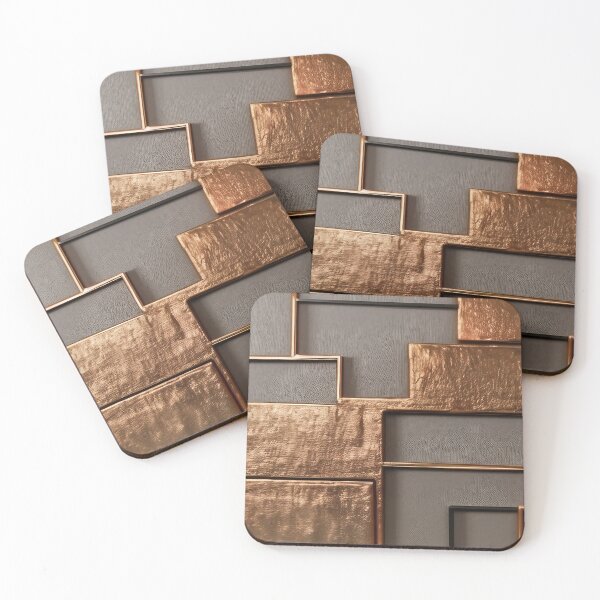 Item preview, Anaayx Geometric Copper designed and sold by meggydesigns.
