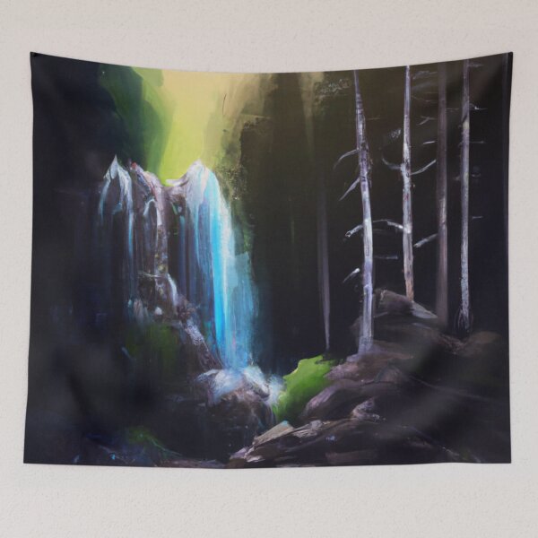 Item preview, Peaceful Waterfall designed and sold by Splendourlane.