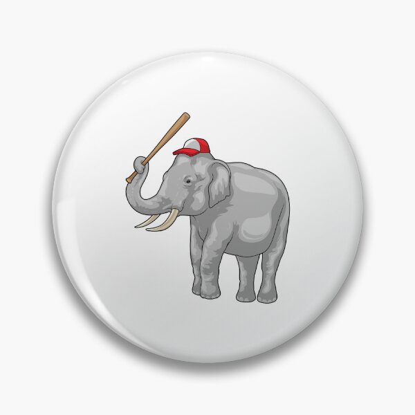 Item preview, Elephant Baseball bat Baseball designed and sold by Snabdesign84.