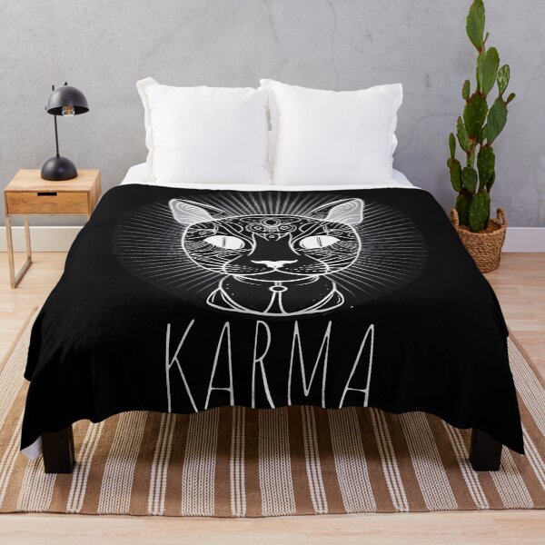 Item preview, Karma Is A Cat designed and sold by john-ess.