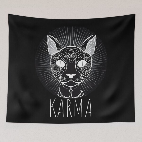Item preview, Karma Is A Cat designed and sold by john-ess.