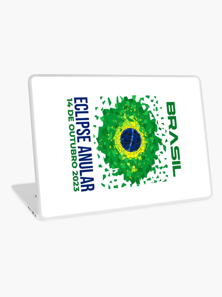 Thumbnail 1 of 2, Laptop Skin, Brazil Annular Eclipse 2023 designed and sold by Eclipse2024.