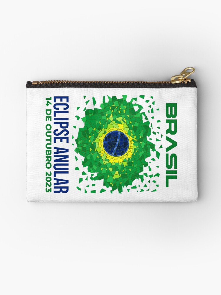 Thumbnail 1 of 4, Zipper Pouch, Brazil Annular Eclipse 2023 designed and sold by Eclipse2024.