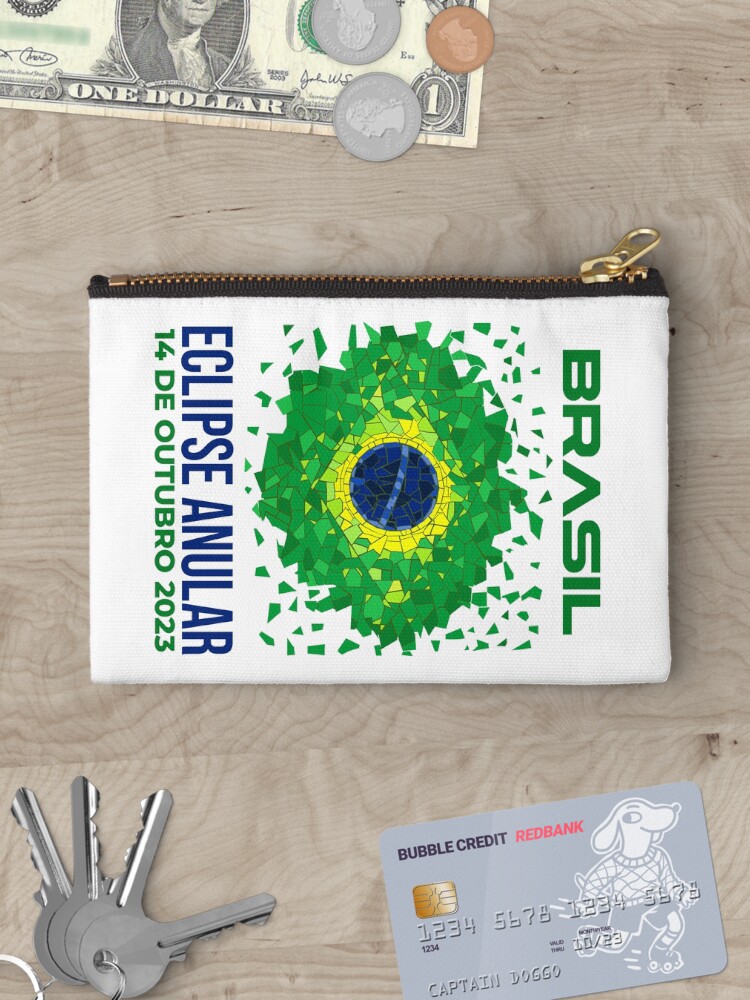 Thumbnail 3 of 4, Zipper Pouch, Brazil Annular Eclipse 2023 designed and sold by Eclipse2024.