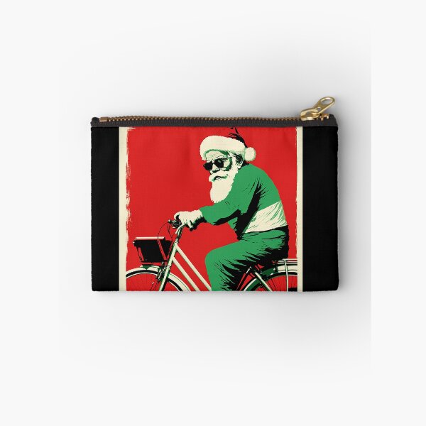 Item preview, Santa Claus Riding a Bike 06 designed and sold by CadenceArt.
