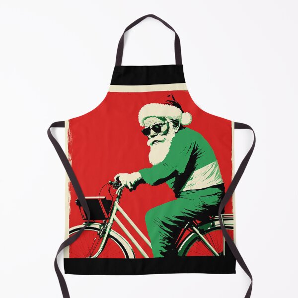 Item preview, Santa Claus Riding a Bike 06 designed and sold by CadenceArt.