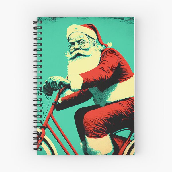 Item preview, Santa Claus Riding a Bike 07 designed and sold by CadenceArt.