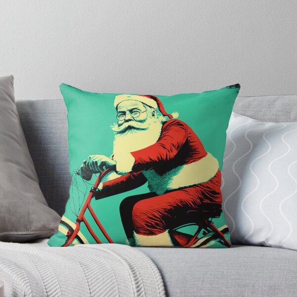 Item preview, Santa Claus Riding a Bike 07 designed and sold by CadenceArt.