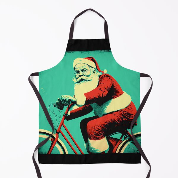 Item preview, Santa Claus Riding a Bike 07 designed and sold by CadenceArt.