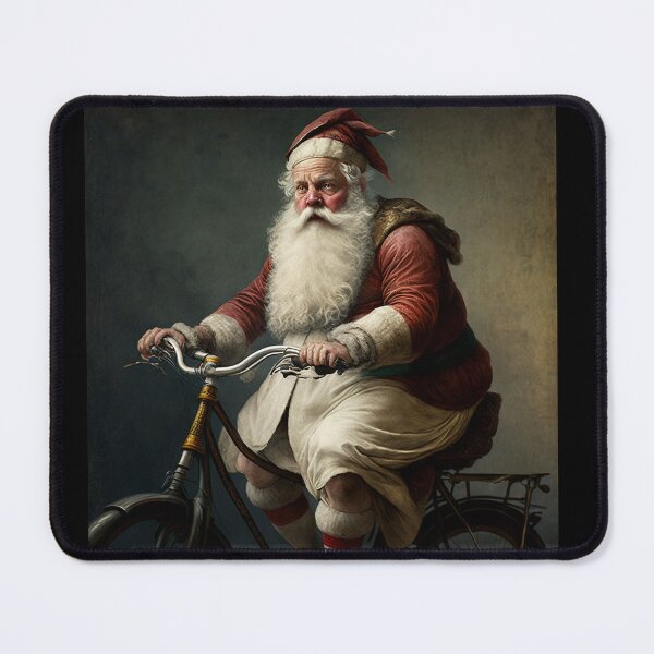 Item preview, Santa Claus Riding a Bike 08 designed and sold by CadenceArt.