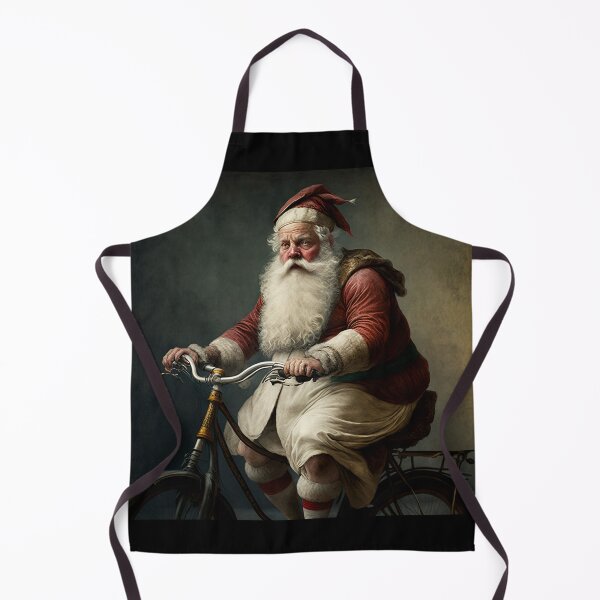 Item preview, Santa Claus Riding a Bike 08 designed and sold by CadenceArt.