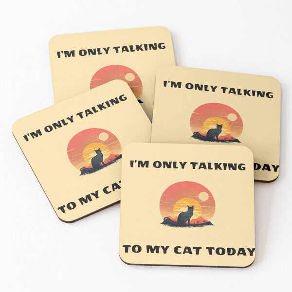 Item preview, I'm only talking to my cat designed and sold by The-Artful-Eye.