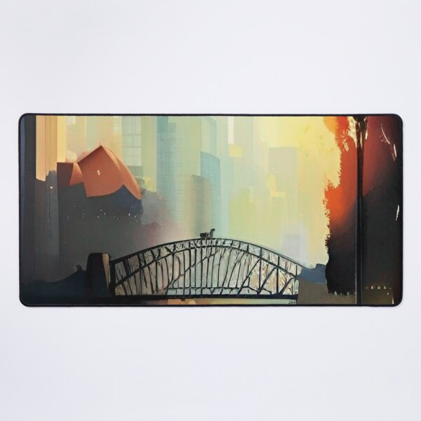 Item preview, Sydney harbour bridge painting designed and sold by Places On Earth.