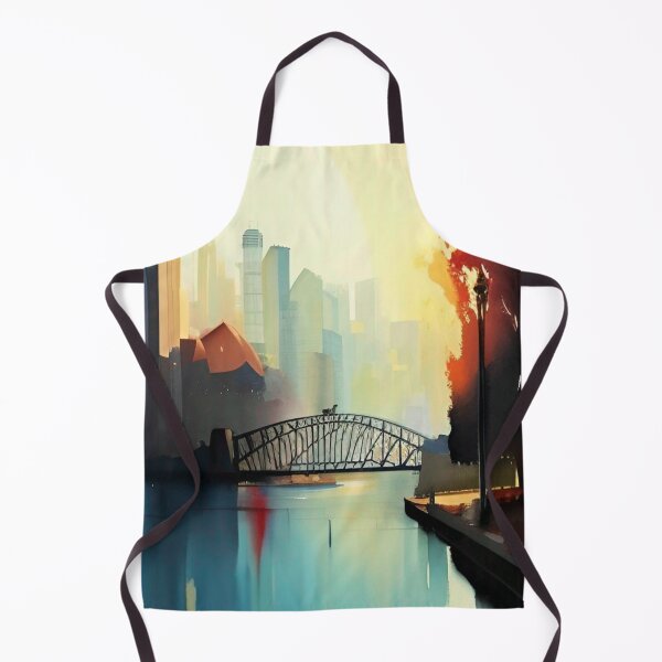 Item preview, Sydney harbour bridge painting designed and sold by Places On Earth.
