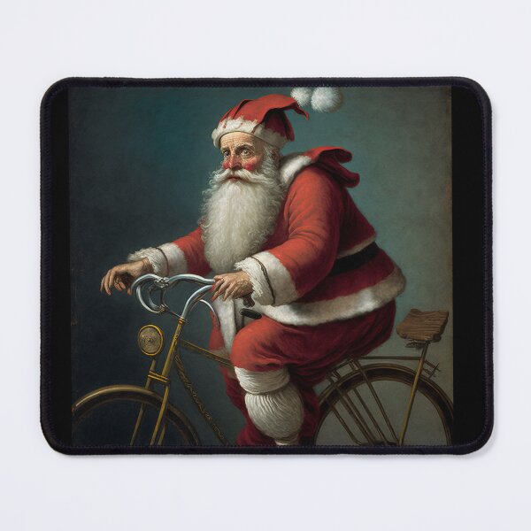 Item preview, Santa Claus Riding a Bike 09 designed and sold by CadenceArt.