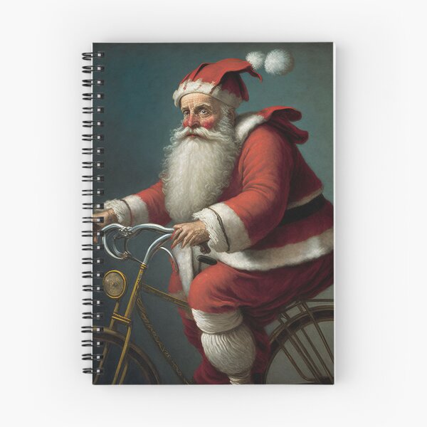 Item preview, Santa Claus Riding a Bike 09 designed and sold by CadenceArt.