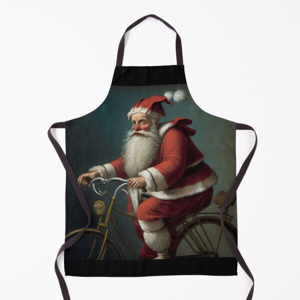 Item preview, Santa Claus Riding a Bike 09 designed and sold by CadenceArt.