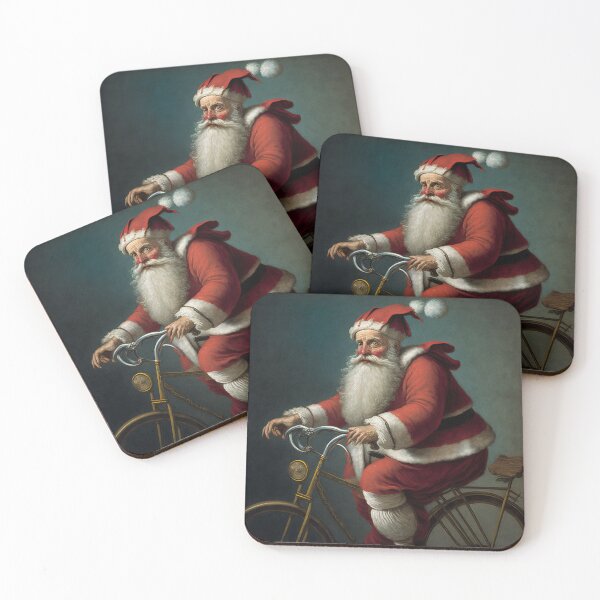 Item preview, Santa Claus Riding a Bike 09 designed and sold by CadenceArt.