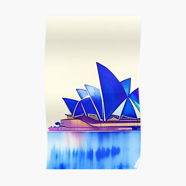 Opera House Sydney Painting Poster