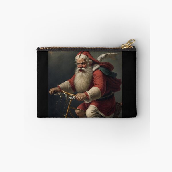 Item preview, Santa Claus Riding a Bike 10 designed and sold by CadenceArt.
