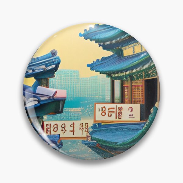 Item preview, South Korea Seoul Painting designed and sold by Places On Earth.