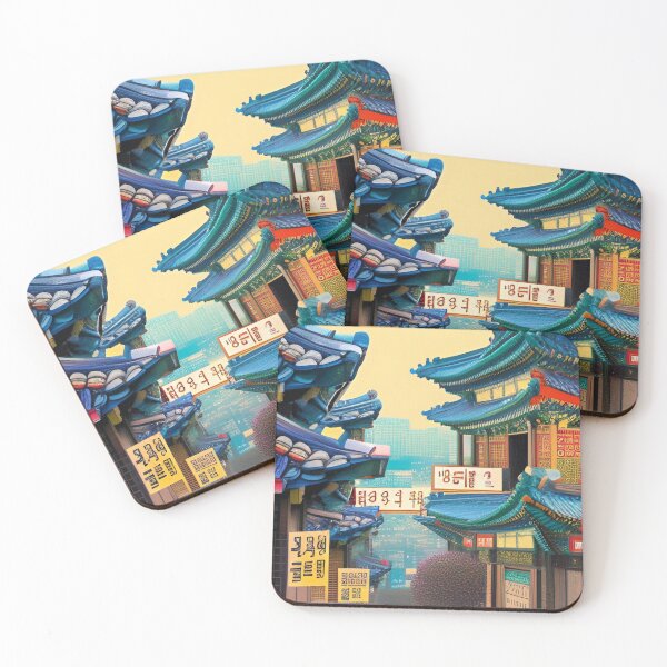Item preview, South Korea Seoul Painting designed and sold by Places On Earth.