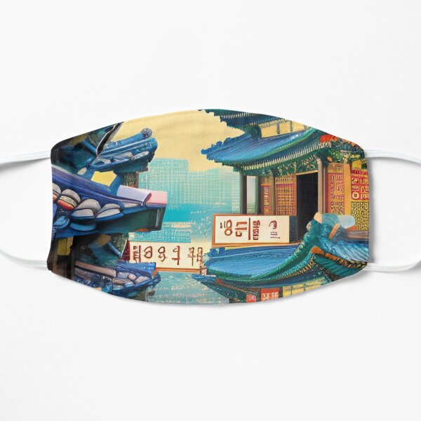 South Korea Seoul Painting Flat Mask