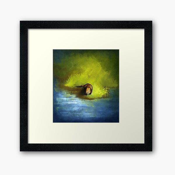 Item preview, Castorocauda at the Riverbank designed and sold by paleopetshop.