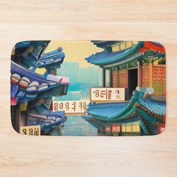 Item preview, South Korea Seoul Painting designed and sold by Places On Earth.