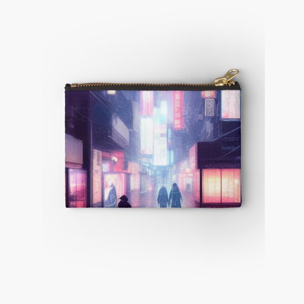Item preview, Snowing in Otaru Japan - Lofi Vibe designed and sold by DesignerKin.