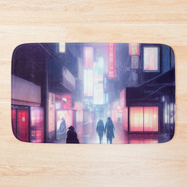 Item preview, Snowing in Otaru Japan - Lofi Vibe designed and sold by DesignerKin.
