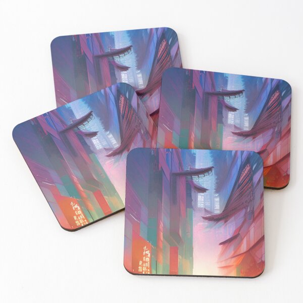 Item preview, Seoul City Abstract Art designed and sold by Places On Earth.