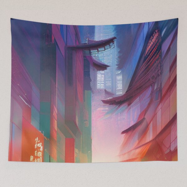 Item preview, Seoul City Abstract Art designed and sold by Places On Earth.